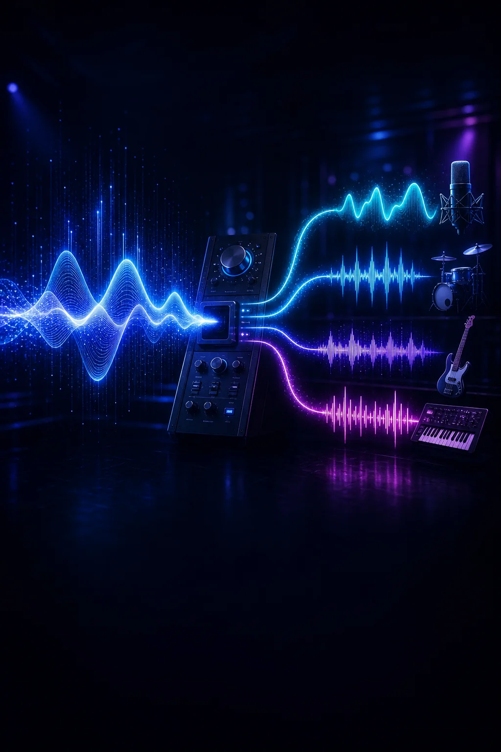 Separate AI audio workflow preview