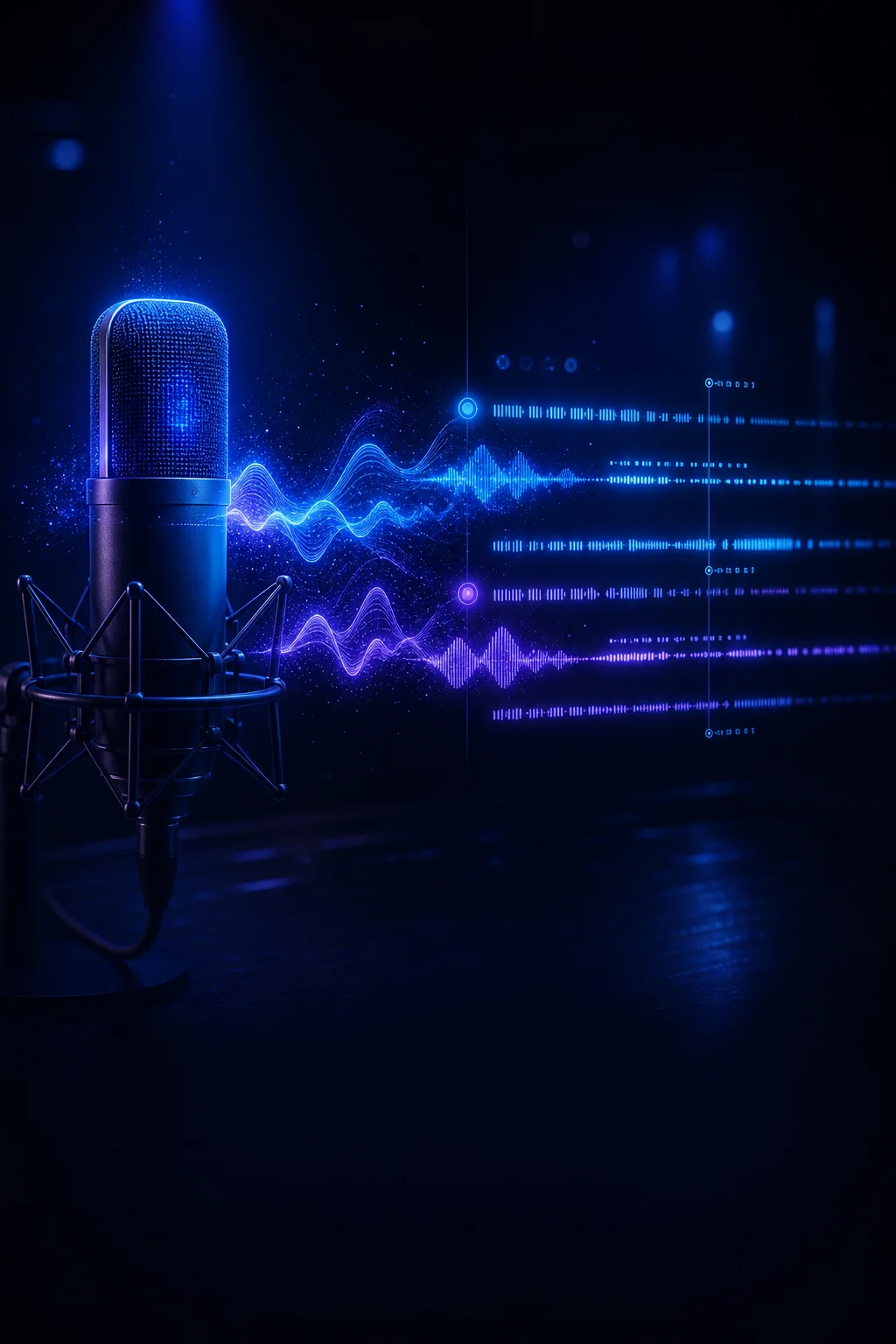 Transcribe AI audio workflow preview